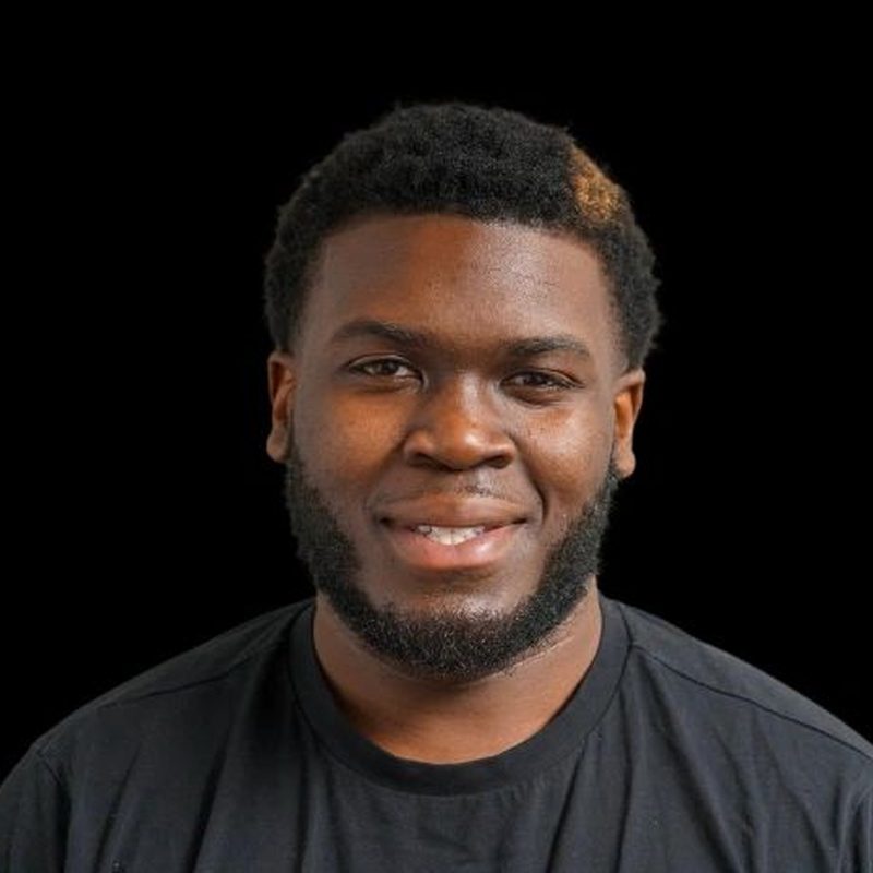 Zay, photographed on the shop’s black backdrop.